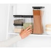 4x1 Brabantia TASTY+ Square Canister tamsiai pilka
