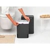 Brabantia Bo Waste Bin, 12L - Mineral Infinite Pilkas