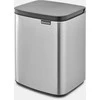 Brabantia Bo šiukšliadėžė, 7 l, matinio plieno, be pirštų atspaudų