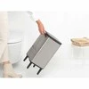 Brabantia Šiukšlių dėžė, Bo Hi 12L - Matt Steel Fingerprint Proof