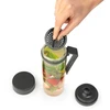 Brabantia BRABANTIA Make &amp; Take vandens butelis su sieteliu tamsiai pilkas 148842