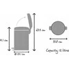 Brabantia Brabantia Pedal Bin Newicon 12 L Dreamy Mėlyna