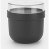 Brabantia BRABANTIA Make &amp, Take breakfast bowl 0.5L dark pilka 204180