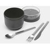 Brabantia BRABANTIA Make &amp, Take breakfast bowl 0.5L dark pilka 204180