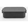 Brabantia BRABANTIA Make &amp, Take lunch box medium dark pilkas 202520