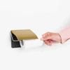 „Brabantia Renew“ tualetinio popieriaus laikiklis Warm Gold 255205