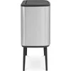 Šiukšlių dėžė Brabantia Bo Touch, 3 x 11 l, Matinė plieno spalvos