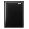 Brabantia Bo Waste Bin, 12L - Matt Juodas