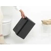 Brabantia Bo Waste Bin, 12L - Matt Juodas