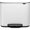 Brabantia Šiukšlių dėžė su pedalu, Bo, 3x11L - Baltas
