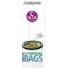 Brabantia Biologiškai suyrantys šiukšlių maišeliai C 10-12 L (ritinėlyje 10 maišelių)