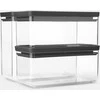 Brabantia BRABANTIA storage box set Tasty+ 3 pcs. Dark Pilkas 230783