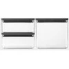 Brabantia BRABANTIA storage box set Tasty+ 3 pcs. Dark Pilkas 230783