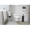 Brabantia WC šepetys su laikikliu, juodas