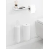 Brabantia tualetes papīra turētājs ar plauktu MindSet, mineral fresh baltas