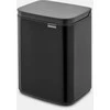 Brabantia Bo Waste Bin, 4L - Matt Juodas