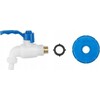 Bradas kranelio rinkinys IBC S60x6 su čiaupu -1/2" x 1/2", Plienas / PP