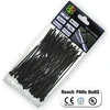 Bradas OPASKA PLASTIKOWA Juoda 4,8 x 400mm 100szt