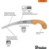Bradas Pjūklas su medine rankena, 310 mm, šakoms pjauti KT-V1401