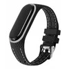 Oem Elastomer apyrankė LIFESTYLE skirta Xiaomi Mi Band 5 / 6 juodos spalvos (03)