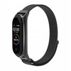 Oem Nylon apyrankė skirta Xiaomi Mi Band 5 / 6 / 7 juodos spalvos (05)