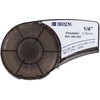 Brady M21-250-423, Juoda ant balto, Terminio perkėlimo popierius, Poliesteris, - BMP21-PLUS, BMP21-LAB, 6,4 m, 6,35 mm