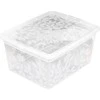 BRANQ 13L plastikinė dėžė su dangčiu JASMINE, juoda