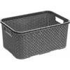 Koszyk BRANQ 7l krepšys RATTAN, Antracyt