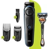 Braun BeardTrimmer 7 BT 7420, plaunamas, baterija, pilka