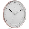 Braun BC 17 PW rožinė/balta zegarek kwarcowy analogowy