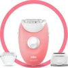 BRAUN Silk-épil 3 SE3-277 Epilator, Baltas and Rožinė