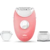 BRAUN Silk-épil 3 SE3-277 Epilator, Baltas and Rožinė