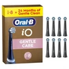 Końcówka Oral-B Braun Oral-B iO Gentle Clean 8-pack, juodas brush galvutės, for sensitive areas and healthier gums