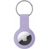 Crong Silikoninis dėklas with Key Ring - Protective case for Apple AirTag key ring Violetinė
