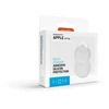 Dėklas FIXED Silky Sticker skirtas Apple AirTag, double pack, baltos spalvos