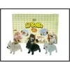 Hipo Hab AST. DOG x24 prancūzų buldogas, 10 cm, žirniai, 3 raštai, vitrinas.