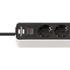 Buitinis ilgintuvas BRENNENSTUHL ECOLOR, 4 vt., 2USB C, 1,5m