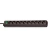 Brennenstuhl Eco-Line prailgintuvas, 10 xCEE 7/4, 1xCEE 7/7, jungtukas, 3m, apsauga nuo vaikų , juodas 1159300010 / GT-511