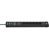 Brennenstuhl EMI/RFI 6gn, 3m, 2xusb, juoda 60.000a