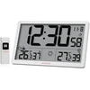 Bresser KIENZLE Jumbo NEO LCD Weather Sieninis laikrodis baltas (15408)