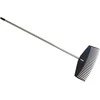 Sauber Leaf Rake with handle juodas 50cm