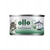 OLLO Cat nr 8 Tuna & Seaweed in broth – šlapias kačių maistas – 70g