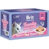 Drėgnas Kačių Maistas - BRIT Premium Family Plate Filė Drebučiuose Skonių Mišinys 12x85g