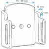 Brodit Halter Universal pasyvus dirželis B: 75-83 mm / D: 12-16 mm
