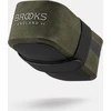 Brooks Balnelinė rankinė BROOKS SCAPE SADDLE POCKET BAG, purvo žalia, Talpa 0,7 L, Tvirtinimas ant diržo, Vandeniui atspari (NAUJA)