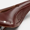 Brooks Balnelis BROOKS B17 CARVED, rudos spalvos, plieniniai lankeliai, svoris 520 g, linija Leather