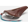 Brooks Balnelis BROOKS B17 NARROW CARVED, Ruda spalva, Plieniniai lankeliai, Svoris 510 g, linija Leather