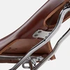 Brooks Balnelis BROOKS SWALLOW B15, rudos spalvos, plieniniai lankai, svoris 490 g, serija Leather
