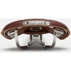 Brooks Balnelis BROOKS SWALLOW B15, rudos spalvos, plieniniai lankai, svoris 490 g, serija Leather