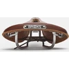 Brooks BROOKS B17 CARVED SHORT balnelis, rudas, plieniniai lankeliai, svoris 460 g, linija „Leather"